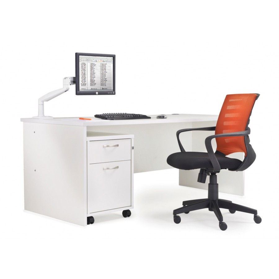 Maestro Panel End 800mm Deep Straight Office Desk